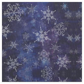 Schneeflocken, Gewebe Stoff (Nahaufnahme)