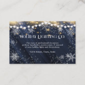 Schneeflocken - Gletscher Visitenkarte (Vorderseite)