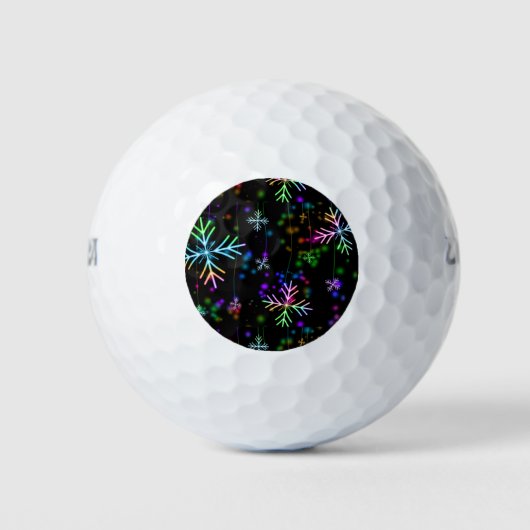 Schneeflocken Golfball (Vorderseite)