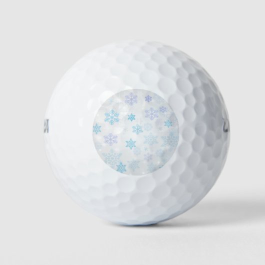 Schneeflocken Golfball (Vorderseite)