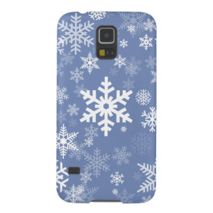 Schneeflocken Graphic Customize Color Background a Samsung Galaxy S5 Cover