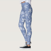 Schneeflocken Graphic Customize Color Background a Leggings (Links)