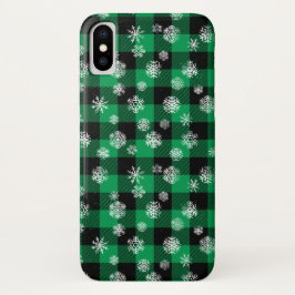 Schneeflocken Green Buffalo Kariert Case-Mate iPhone Hülle