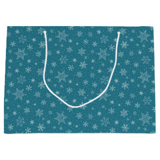 Schneeflocken Große Geschenktüte