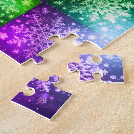 Schneeflocken / Herzen / Greenleaf / Miami / Mirro Puzzle (Seite)