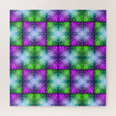Schneeflocken / Herzen / Greenleaf / Miami / Mirro Puzzle (Horizontal)