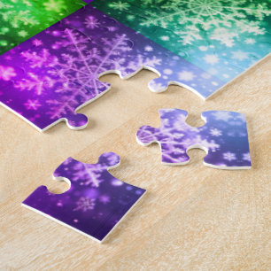 Schneeflocken / Herzen / Greenleaf / Miami / Spieg Puzzle