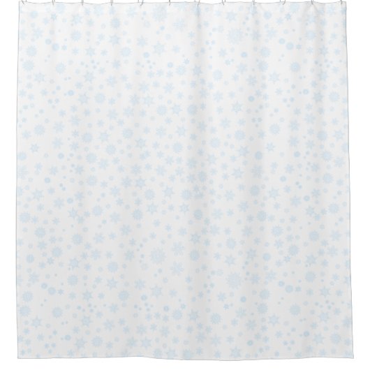 Schneeflocken (Hintergründe Ihrer Lieblingsfarbe h Duschvorhang (Vorderseite)