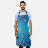 Schneeflocken Holiday Schürze (Getragen)