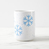 Schneeflocken Holiday Tasse (Mittel)