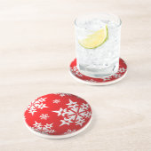 Schneeflocken Holiday Untersetzer (Seite)