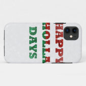 Schneeflocken-Holletage Case-Mate iPhone Hülle (Rückseite (Horizontal))