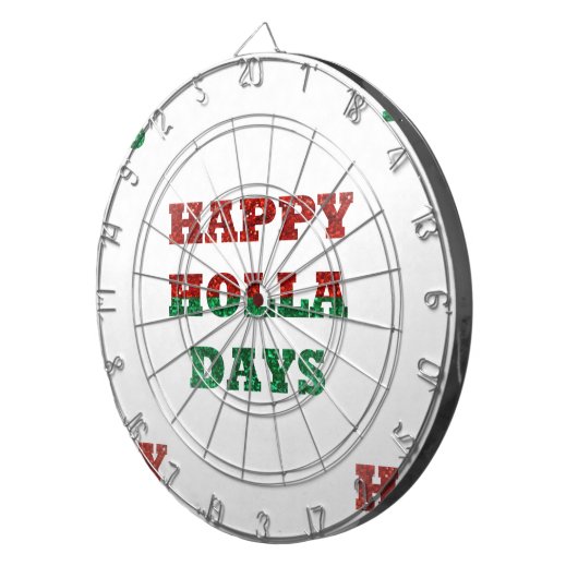 Schneeflocken-Holletage Dartscheibe (Vorderseite rechts)