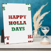 Schneeflocken-Holletage Fotoplatte (Seite)