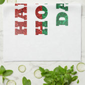 Schneeflocken-Holletage Handtuch (Gefaltet)