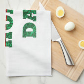 Schneeflocken-Holletage Handtuch (Viertel Falte)