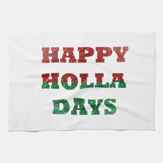 Schneeflocken-Holletage Handtuch (Horizontal)