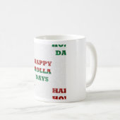 Schneeflocken-Holletage Kaffeetasse (VorderseiteRechts)