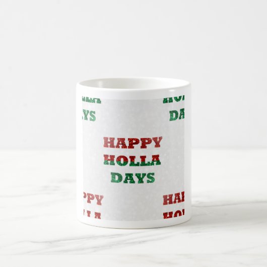 Schneeflocken-Holletage Kaffeetasse (Mittel)