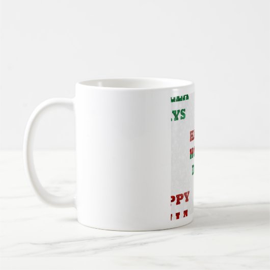 Schneeflocken-Holletage Kaffeetasse (Links)