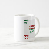 Schneeflocken-Holletage Kaffeetasse (VorderseiteRechts)