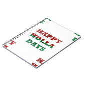 Schneeflocken-Holletage Notizblock (Linke Seite)