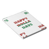 Schneeflocken-Holletage Notizblock (angewinkelt)