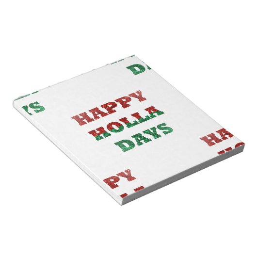 Schneeflocken-Holletage Notizblock (angewinkelt)