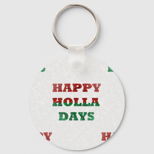 Schneeflocken-Holletage Schlüsselanhänger (Vorderseite)