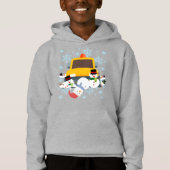 Schneeflocken Hoodie (Vorderseite)