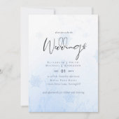 Schneeflocken im Dezember Winter Hochzeitbudget Einladung (Vorderseite)