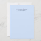 Schneeflocken im Dezember Winter Hochzeitbudget Einladung (Rückseite)