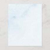 Schneeflocken im Liebe Winterschnee im Haushalt Br (Rückseite)