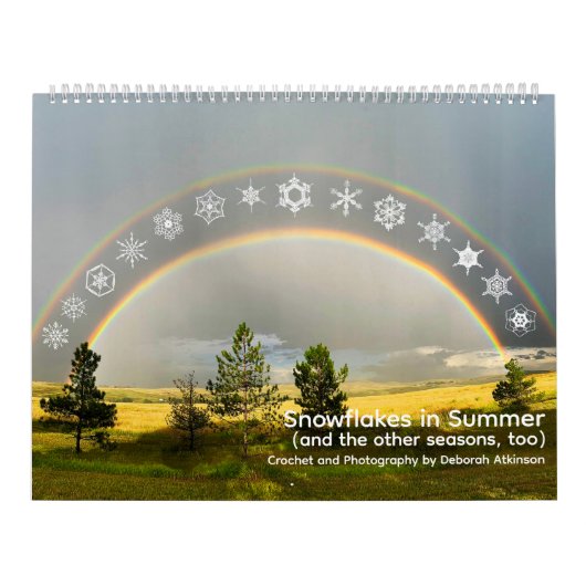 Schneeflocken im Sommer Kalender (Titelbild)