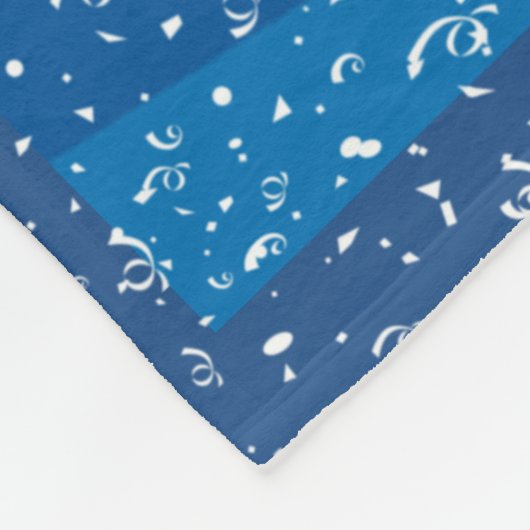 Schneeflocken im Wind - Fleecedecke (Ecke)