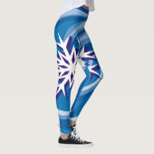 Schneeflocken im Wind - Leggings (Rechts)
