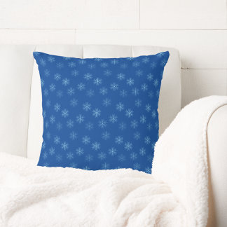 Schneeflocken im Winter Weihnachtsmuster Kissen