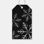 Schneeflocken Imitate Foliday Geschenkanhänger (Rückseite)
