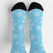 Schneeflocken in der Luft Socken (Oben)