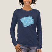 Schneeflocken in der Luft Tri-Blend Shirt (Vorderseite)