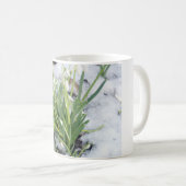 Schneeflocken in der Schneewelt-Tasse Kaffeetasse (VorderseiteRechts)