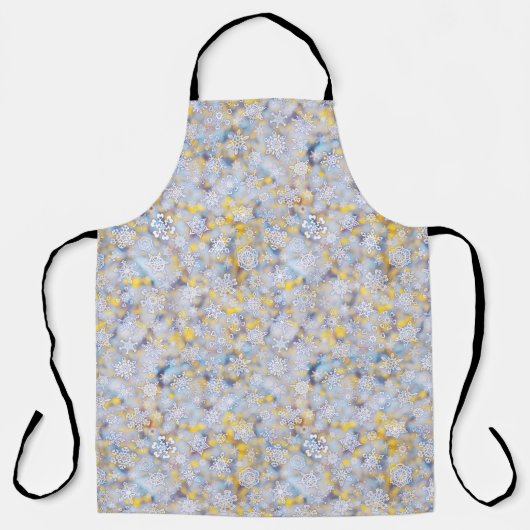 Schneeflocken in der Stadt Schürze (Vorderseite)