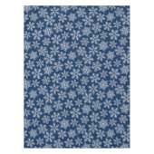 Schneeflocken in dunkelblau tischdecke (Vorderseite)