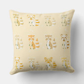 Schneeflocken in Pastelltönen Kinderzimmer pink Kissen (Rückseite)