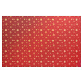 Schneeflocken in Rot Stoff (Yard (91,4 cm))