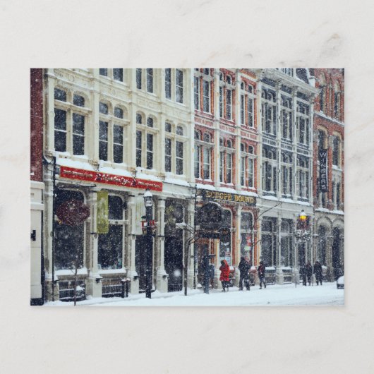 Schneeflocken in Toronto Postkarte (Vorderseite)