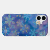 Schneeflocken iPhone Hülle (Rückseite (Horizontal))
