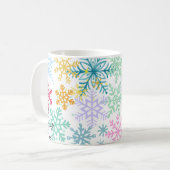 Schneeflocken Kaffeetasse (Vorderseite Links)