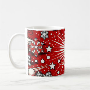 Schneeflocken Kaffeetasse