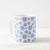 Schneeflocken Kaffeetasse (Vorderseite Links)